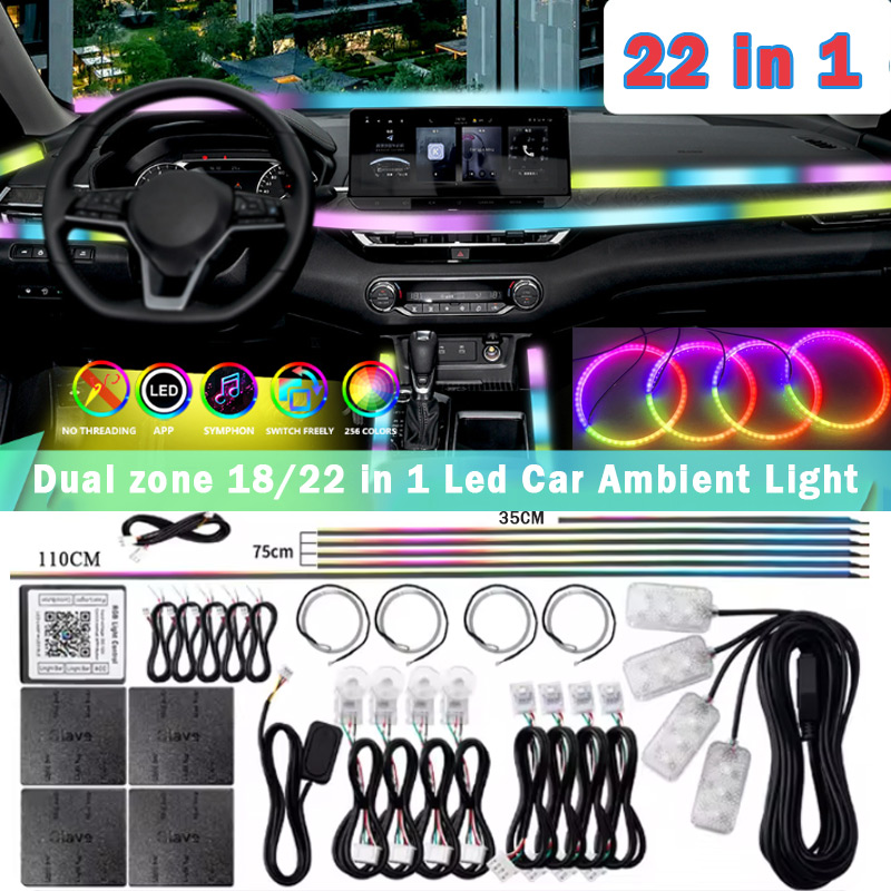 Led El Wire - 18/22 w 1 Akrylowe oświetlenie otoczenia