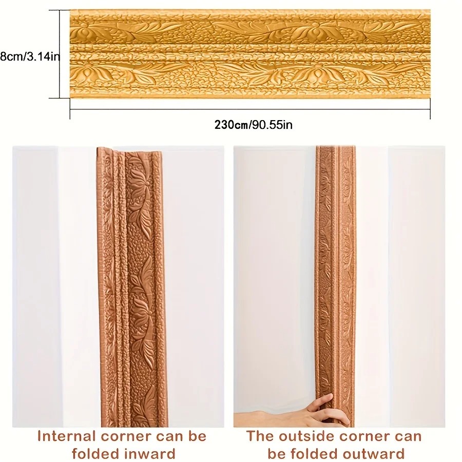 Naklejki na ścianę z pianki o  – Craft Foam Roll recenzja i cena