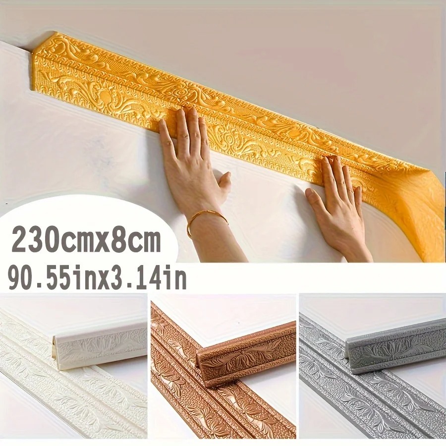 Naklejki na ścianę z pianki o  – Craft Foam Roll recenzja i cena
